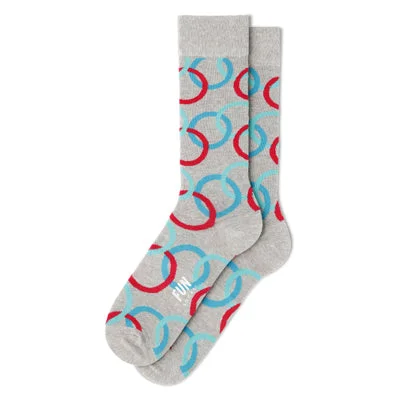 sock cycling -  Men's Ring Geo Socks