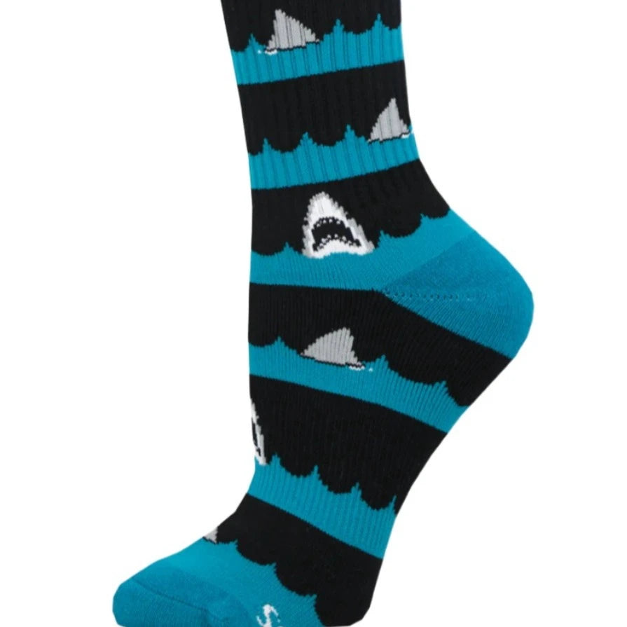 sock discounts -  Shark Bait - Black