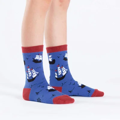 sock ideas -  Ship Shape Junior Crew Socks