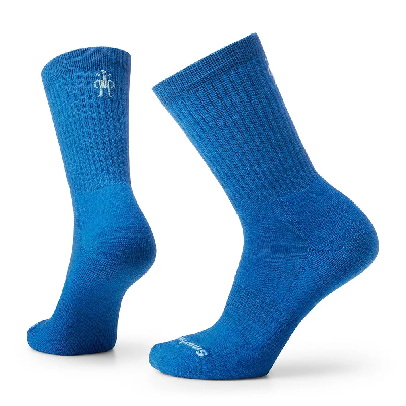 sock workout -  Smartwool Everyday Solid Rib Crew Socks - Laguna Blue