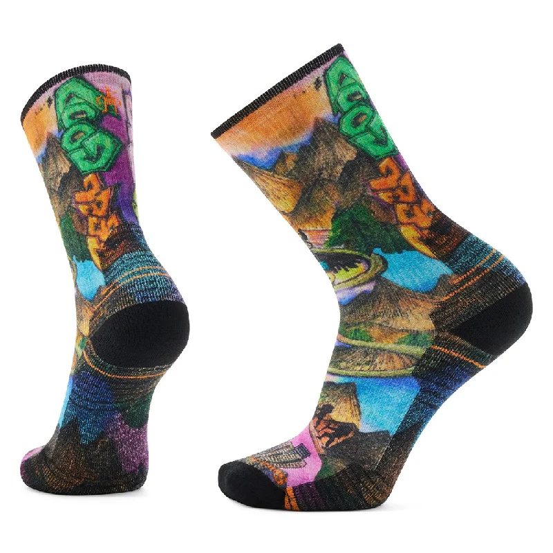 sock inventory -  Smartwool Hike Mountain Maze Print Light Cushion Crew Socks