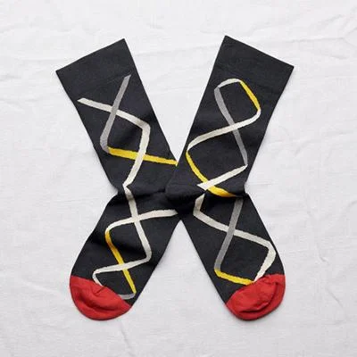 sock treat -  Socks Dark Ribbon