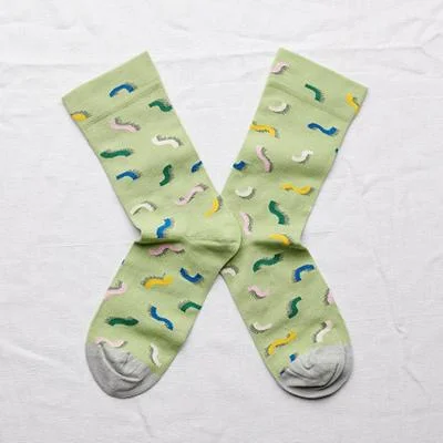 sock lightweight -  Socks Lime Spaghetti