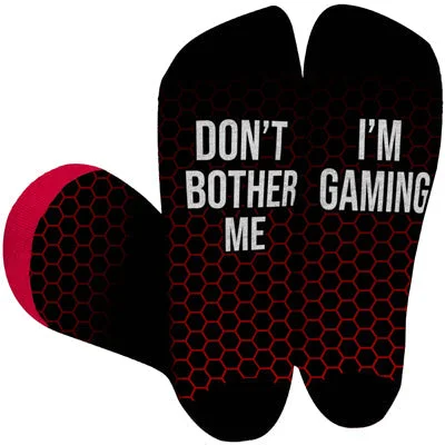 sock shop -  Men's Fun Don't Bother Me - Gaming Matrix Socks