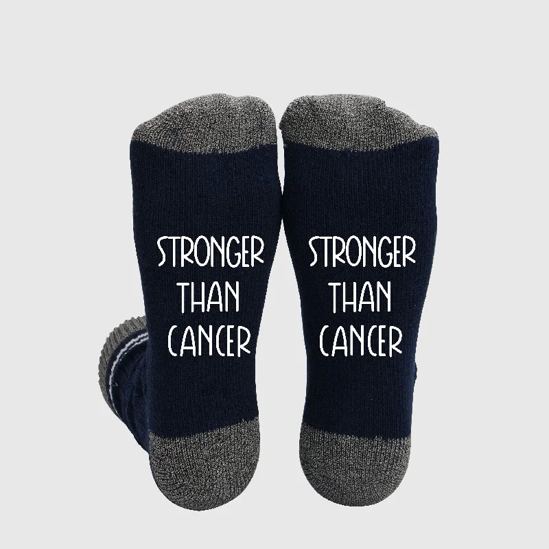 sock sports -  Stronger Than Cancer Sock, Cancer Gift, Socks For Chemo, You Picked The Wrong Guy, Support Gift for Him, Cancer Free, Fuck Cancer, Care