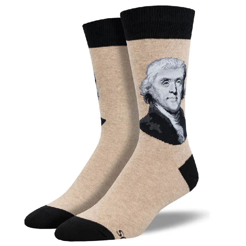 sock future -  Thomas Jefferson Portrait Socks