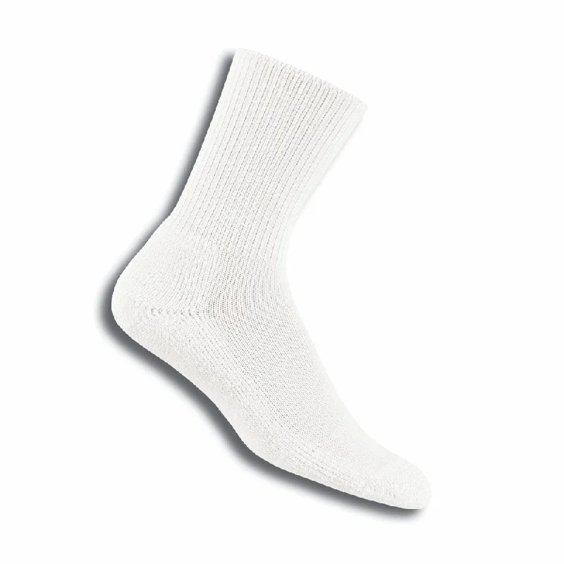 sock gifts -  Thorlo Men's Diabetic Socks (Padds) Crew - White (HPXM)