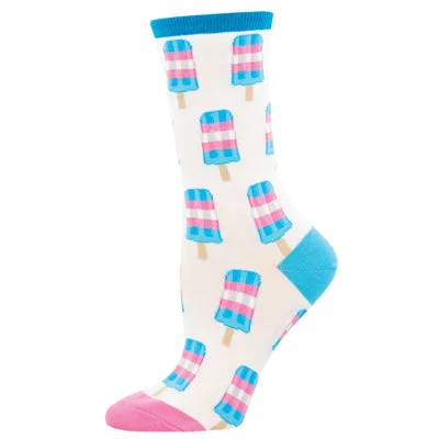 sock stock -  "Trans Pops" Socks S/M