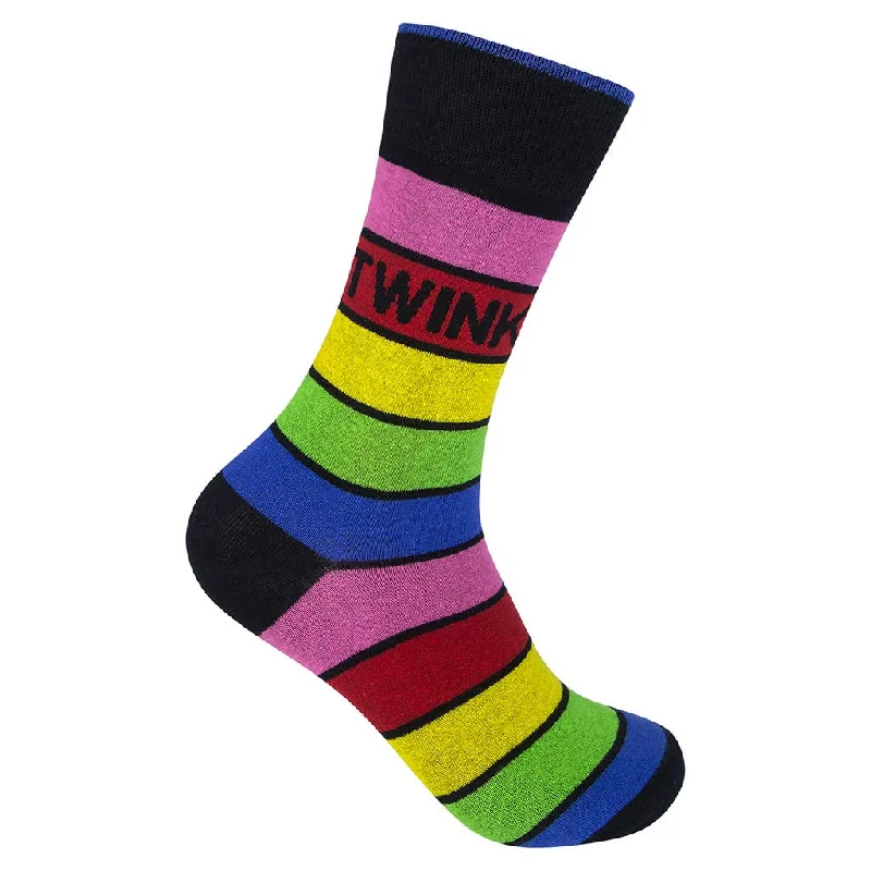 sock pairing -  Twink Gay Rainbow Socks