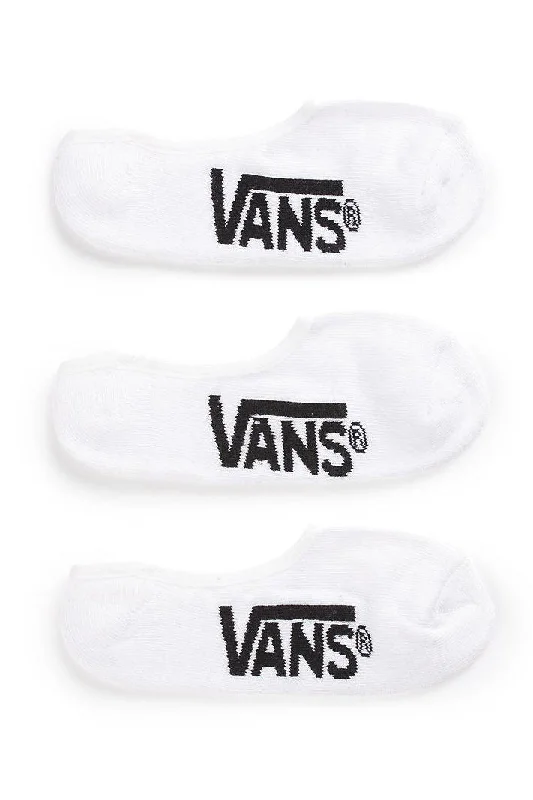 sock celebration -  Vans Classic Super No-Show Sock 3 pack - White