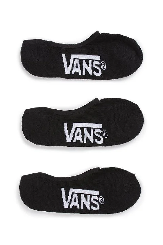 sock prize -  Vans Classic Super No-Show Sock 3 pack - Black