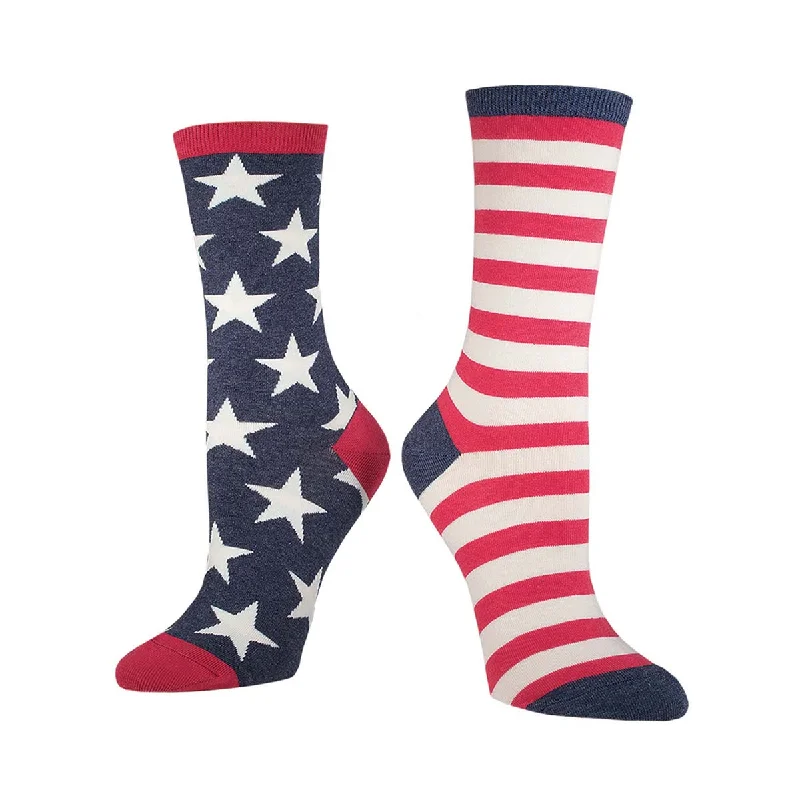 sock maintenance -  American Flag - Cotton Crew