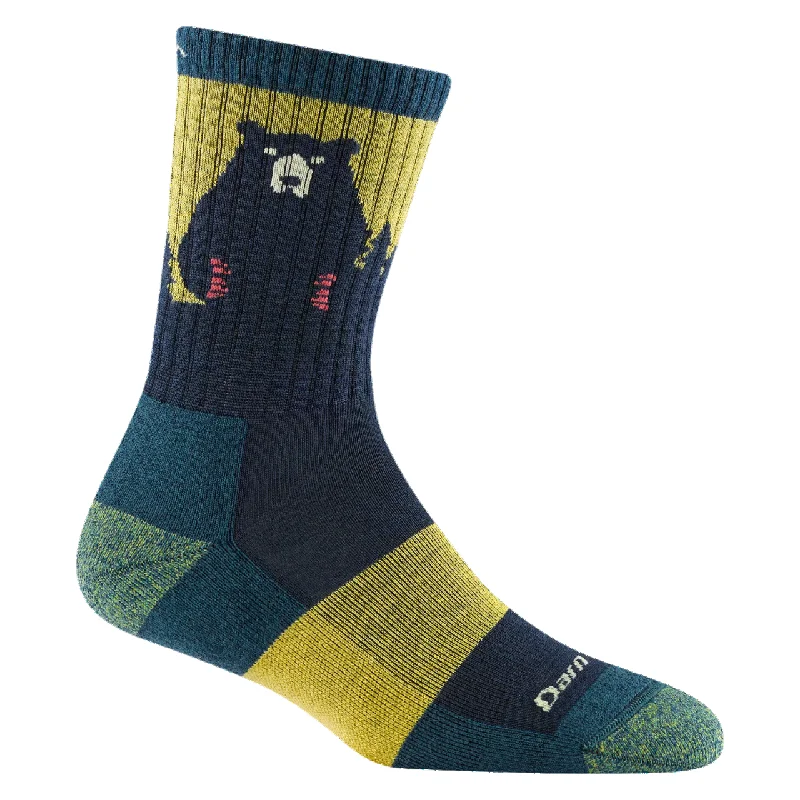 sock personality -  Women's Bear Town Micro Crew Lightweight Hiking Sock Dark Teal