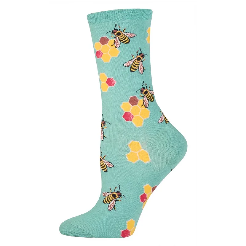 sock modern -  Busy Bees - Cotton Crew