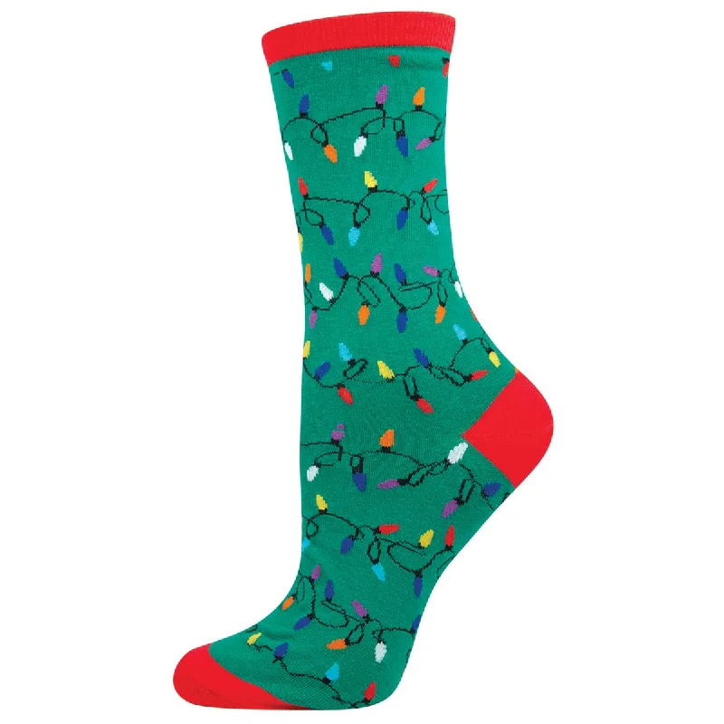 sock cool -  Christmas Lights - Cotton Crew