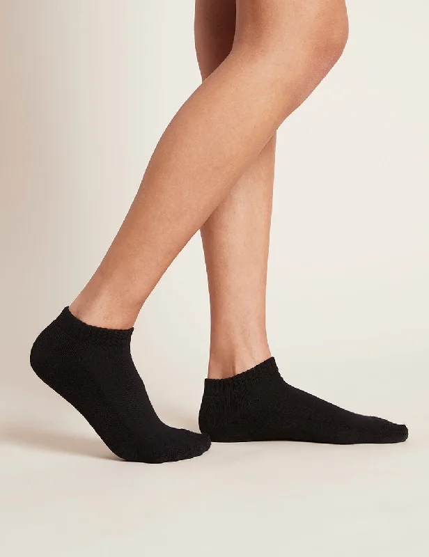 sock premium -  Women's Cushioned Ankle Socks - Black