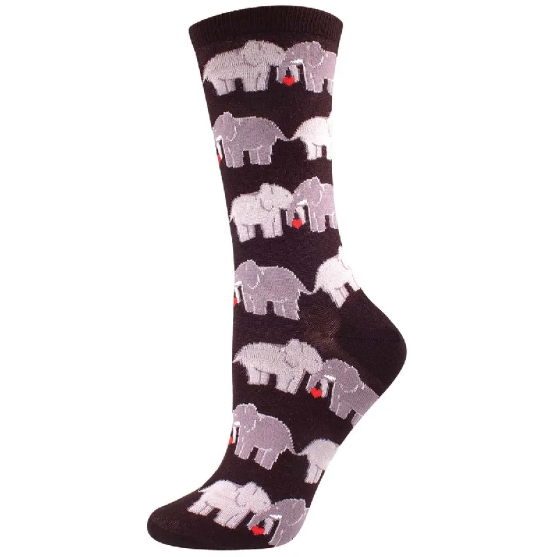 sock holiday -  Elephant Love - Cotton Crew