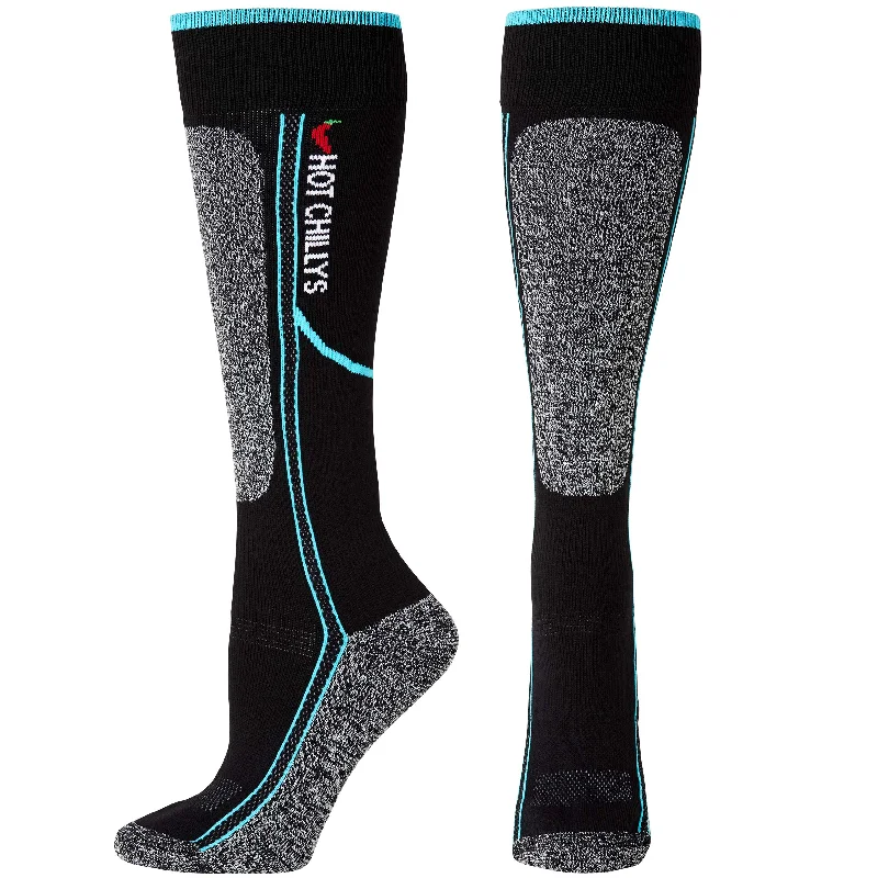 sock creativity -  Women's Elite Heat Low Volume Sock - Black/Aqua