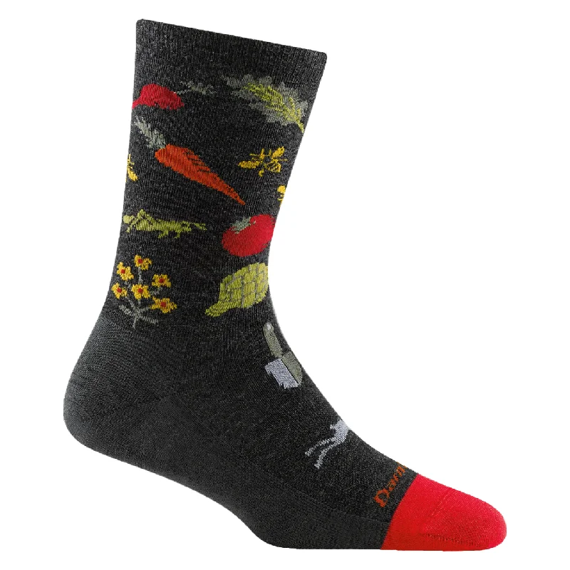 sock delight -Women's Farmer's Market Crew Lightweight Lifestyle Charcoal