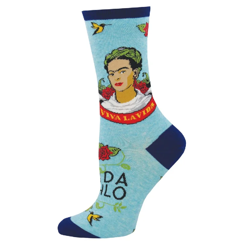 sock sweat -  Frida Kahlo - Viva La Frida - Cotton Crew