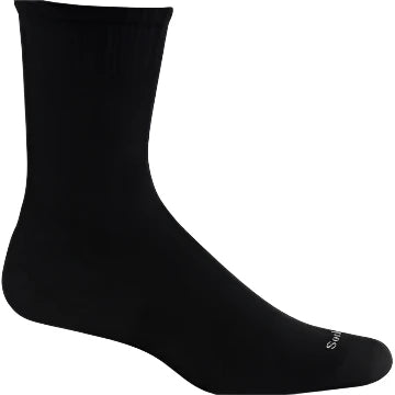 sock joy -  Women's Plantar Ease Crew Plantar Relief Socks - Black