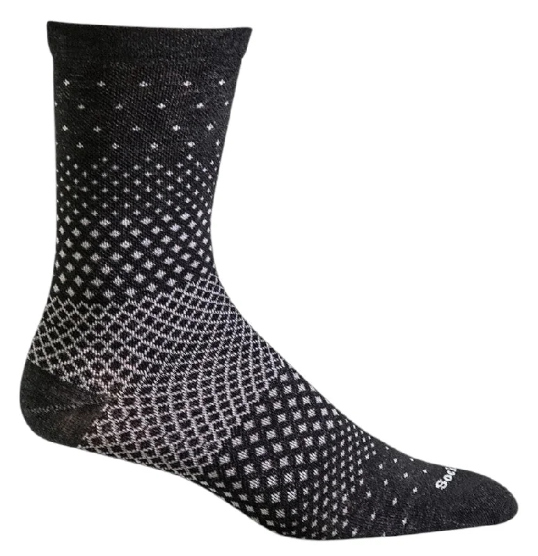 sock designs -  Women's Plantar Ease Crew Plantar Relief Socks - Black Dots