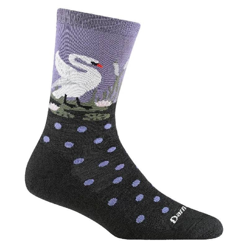 sock matching -  Women's Wild Life Crew Lightweight Lifestyle Charcoal