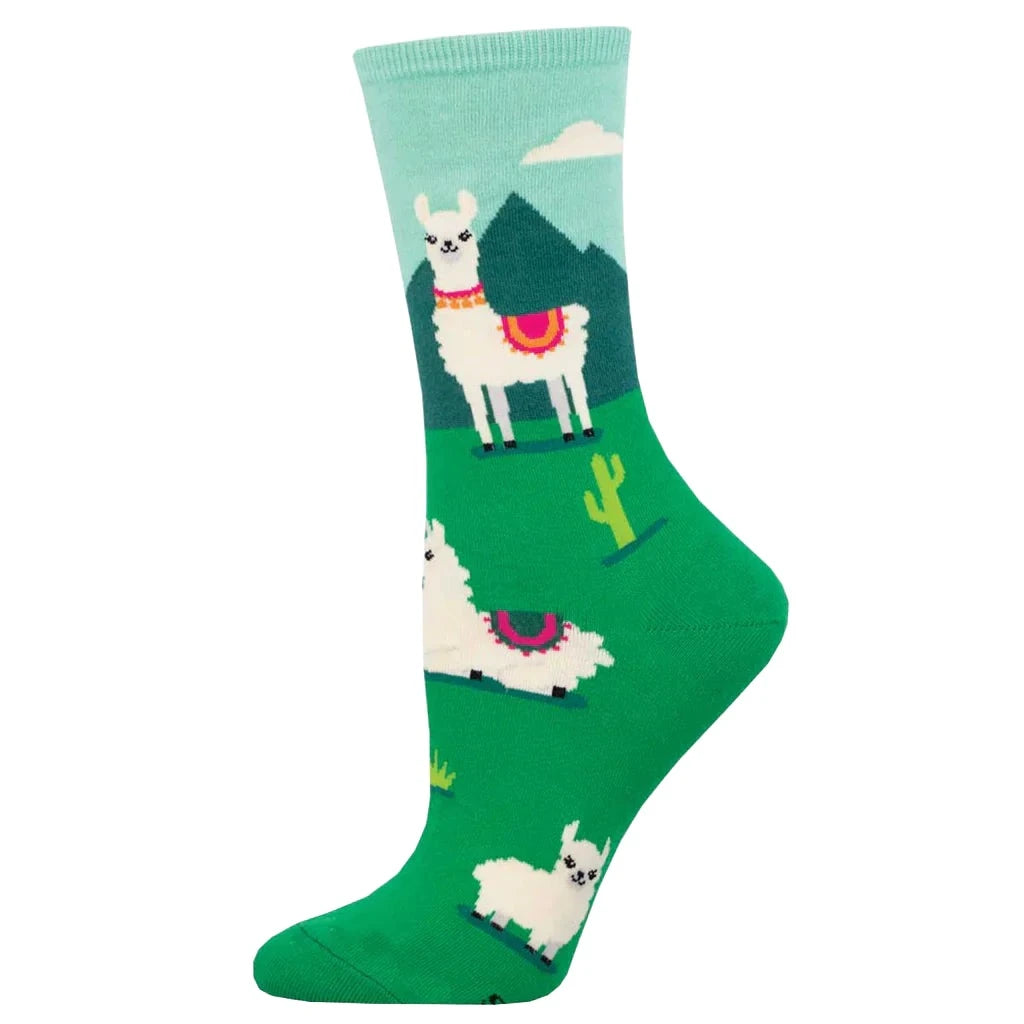 sock discovery -  Yo Llama - Mint