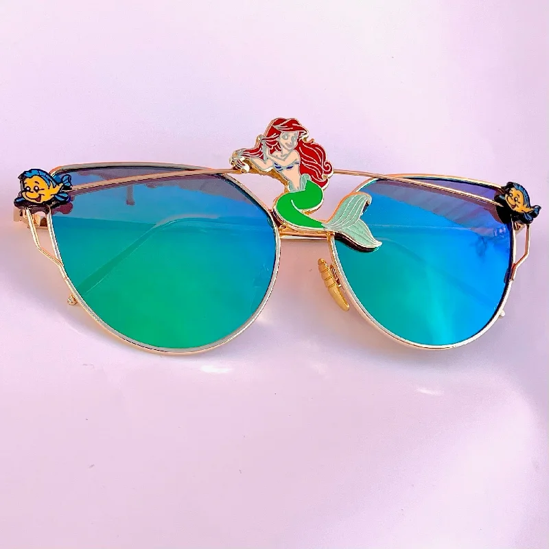 sunglasses with frosty tears -  Ariel Sunglasses