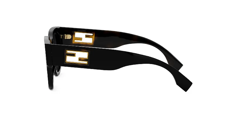 sunglasses with icy bursts -  BAGUETTE FE40147I FENDI SUNGLASSES