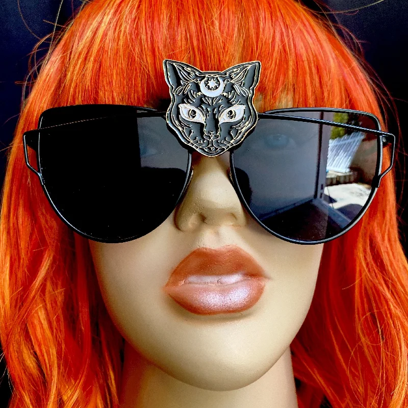 sunglasses with icy crashes -  Black Cat Sunglasses