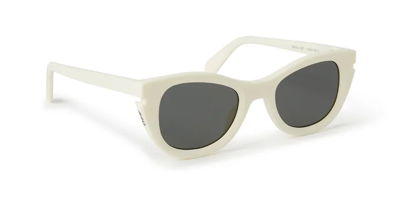 sunglasses with icy streams -  BOULDER OERI112 OFF-WHITE SUNGLASSES