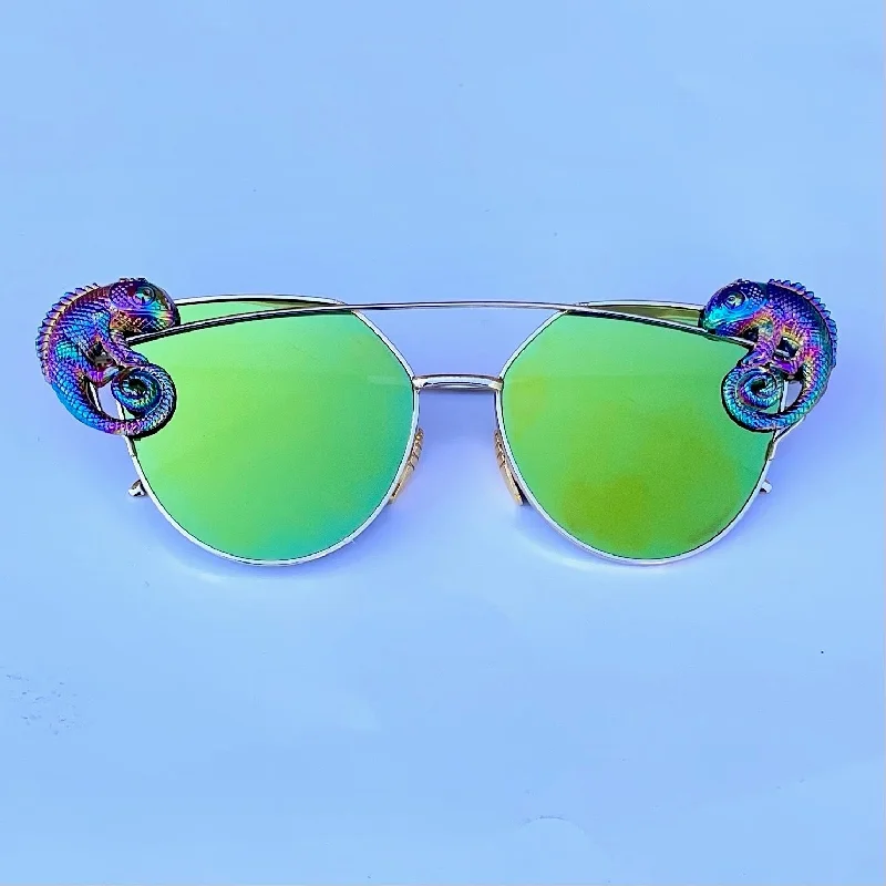 sunglasses with frosty breaches -  Chameleon Sunglasses