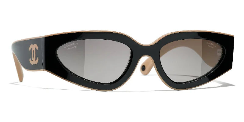 Black & Beige/Grey Gradient Polarised