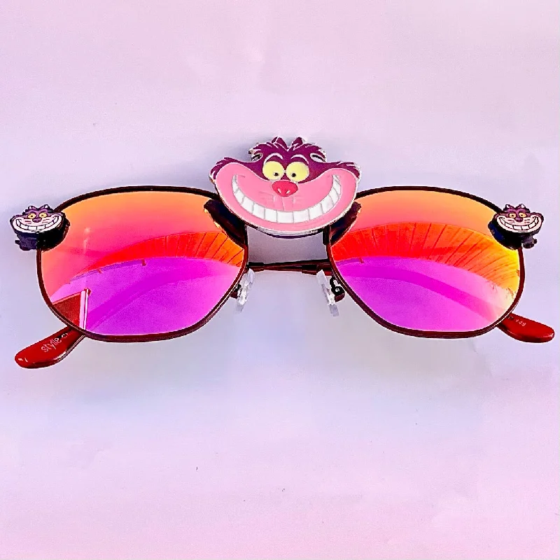 sunglasses with frosty rings -  Cheshire Cat Sunglasses