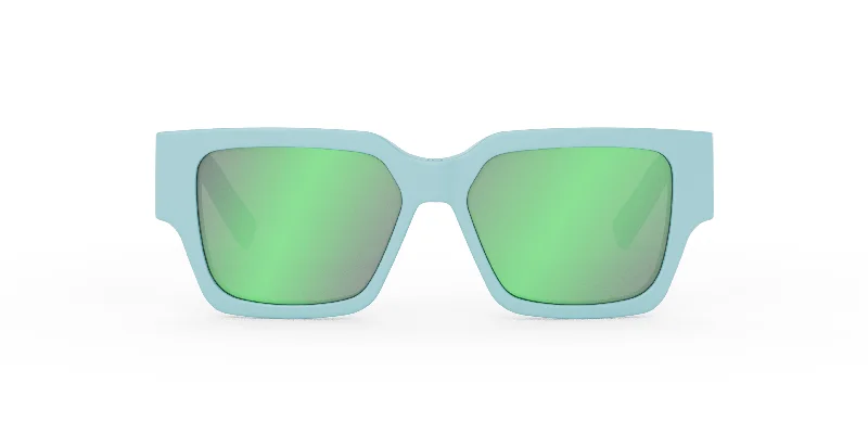 Shiny Light Blue | Green Mirror