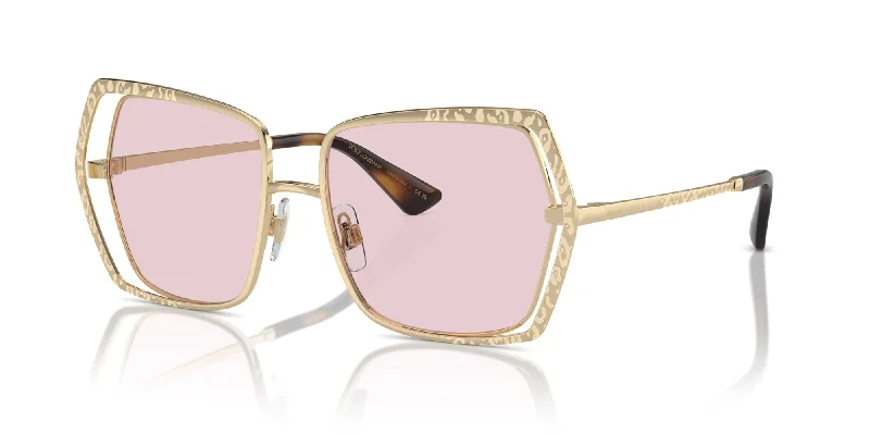 Pale Gold/Photochromic Pink To Purple