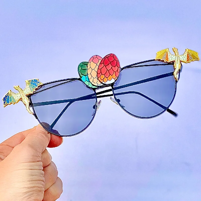 sunglasses with frosty gaps -  Dragon Costume