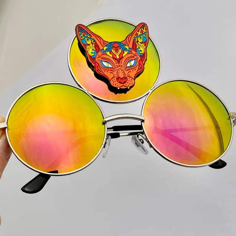 sunglasses with frosty rivals -  Egyptian Sphinx Art