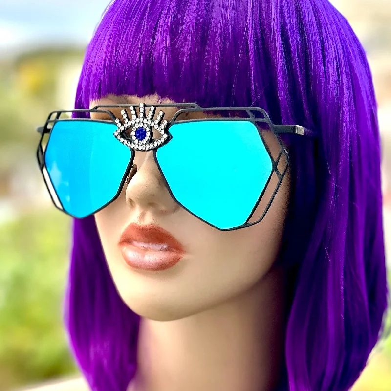 sunglasses with icy partners -  Evil Eye Art