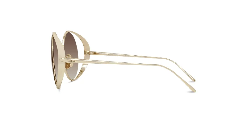 sunglasses with frosty booms -  LW40149U LOEWE SUNGLASSES