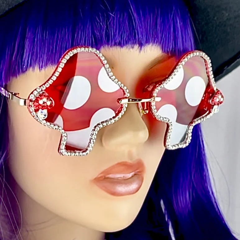 sunglasses for snowy tears -  Mushroom Glasses