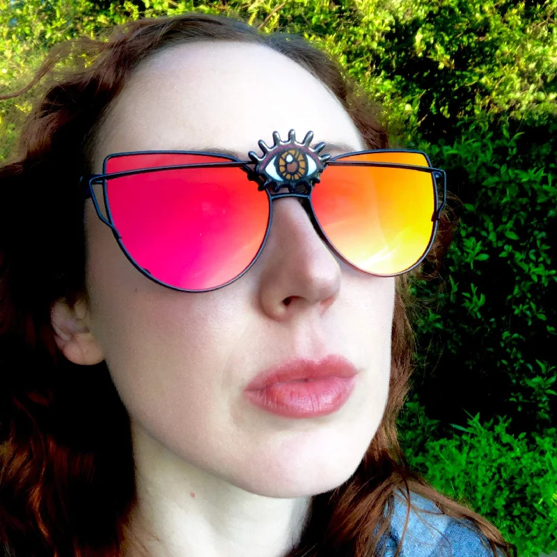 sunglasses with icy thunders -  Psychedelic Sunglasses