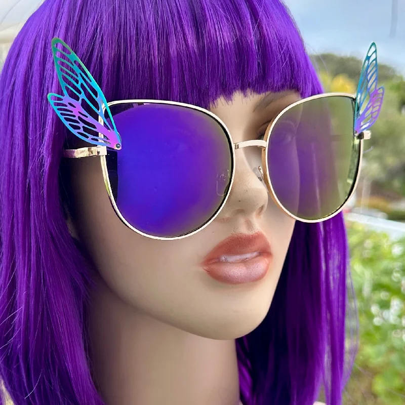 sunglasses with icy kin -  Purple Color Sunglasses