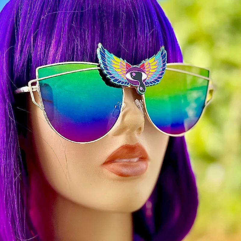 sunglasses with frosty freeways -  Rainbow Sunglasses