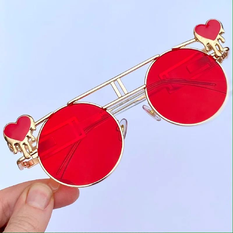 sunglasses for snowy waves -  Red Heart Sunglasses