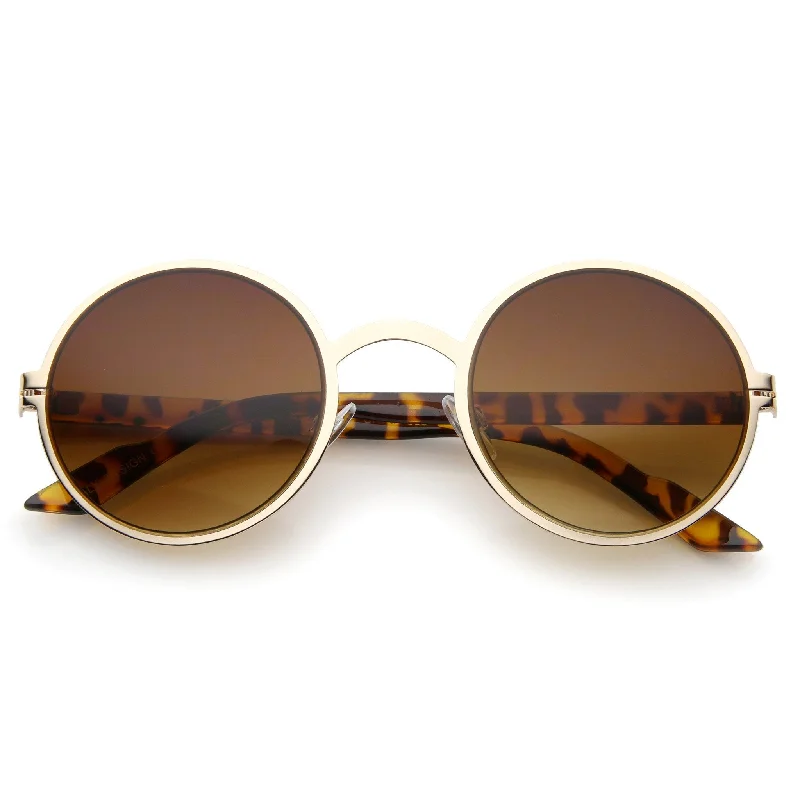 sunglasses with icy skids -  Retro European Lennon Style Round Sunglasses A313