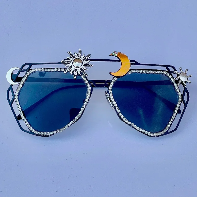 sunglasses with frosty twists -  Sun and Moon Sunglasses