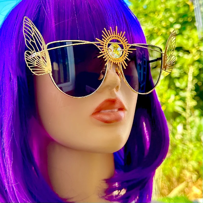 sunglasses with icy ways -  Suncatcher Crystal Sunglasses