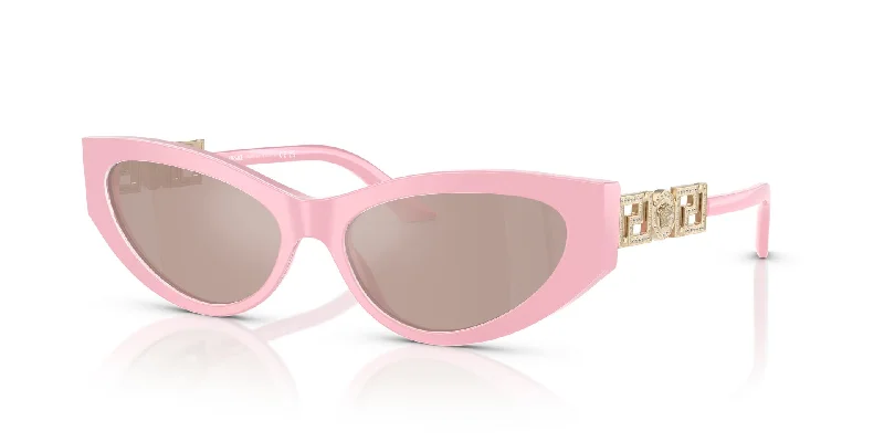 Perla Pastel Pink/Light Pink Silver Mirror